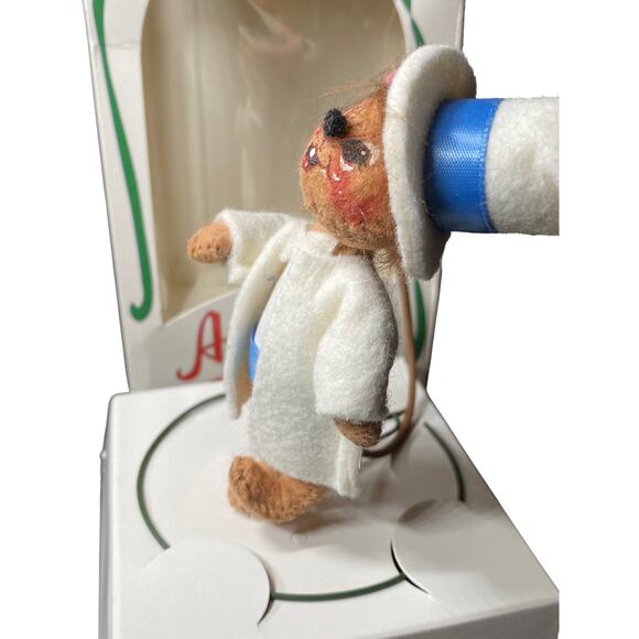 Annalee 3" Groom Mouse Shelf Sitting Vintage Doll 1997 In Box Home Decor - Picture 7 of 8